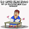 Cartoon: Draufhauen (small) by Karsten Schley tagged eu,polen,beata,szydlo,politik,pis,kindergarten,demokratie,ratspräsidentschaft,wahlen,benehmen,parteipolitik,gesellschaft