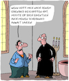 Cartoon: Ebenbild (small) by Karsten Schley tagged gott,religion,christentum,ehe,scheidung,rechtsanwälte,rechnungen,geld,kirche