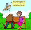 Cartoon: Emotionen (small) by Karsten Schley tagged liebe,männer,frauen,beziehungen,gesellschaft,freundschaft,emotionen,erotik