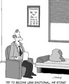 Cartoon: Emotions (small) by Karsten Schley tagged health healthcare emotions psychology