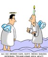 Cartoon: Engel (small) by Karsten Schley tagged religion,technik,engel