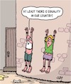 Cartoon: Equality (small) by Karsten Schley tagged men,women,prisons,equality,dungeons,politics,justice,law,society