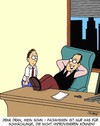 Cartoon: Fachwissen (small) by Karsten Schley tagged ceo unternehmensleiter know how wirtschaft business jobs unternehmen