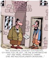 Cartoon: Forderung (small) by Karsten Schley tagged literatur,filme,unterhaltung,robinson,crusoe,mieten,inseln,schiffbruch,nachzahlungen,geld,gesellschaft