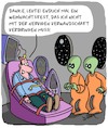 Cartoon: Frohe Weihnachten (small) by Karsten Schley tagged religion,christentum,weihnachten,familie,tradition,stress,aliens,weltraum,gesellschaft,scifi