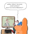 Cartoon: Gefährliche Medien!! (small) by Karsten Schley tagged coronavirus,medien,fernsehen,hysterie,panik,verschwörungstheorien