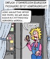 Cartoon: Genderneutralität - in (small) by Karsten Schley tagged reisen,passagiere,gendern,modeerscheinungen,trends,männer,frauen,diverse,gesellschaft,medien