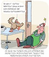 Cartoon: Genetisch modifiziert (small) by Karsten Schley tagged genetik,tiere,tierfutter,tierhaltung,forschung,wissenschaft,landwirtschaft,ernährung,chemie,biologie,menschen,natur,politik