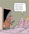 Cartoon: Gentleman (small) by Karsten Schley tagged liebe,beziehungen,seitensprung,männer,frauen,galanterie,manieren,betrug,ehe,gesellschaft