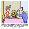 Cartoon: Gesunde Ernährung (small) by Karsten Schley tagged essen,ernährung,gewicht,übergewicht,fettleibigkeit,gesundheit,fastfood