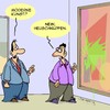 Cartoon: Gesundheit! (small) by Karsten Schley tagged moderne,kunst,museen,galerien,künstler,gesundheit,heuschnupfen,jahreszeiten,pollenflug,malerei