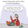 Cartoon: Gesundheit (small) by Karsten Schley tagged kopfschmerz,jugend,bafög,einkommen,niedriglöhne,geld,armut,fusel,zukunft