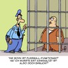 Cartoon: Gewusst!! (small) by Karsten Schley tagged kriminalität,erbgut,gesetze,verbrechen,polizei,justiz,verbrecher,sport,fussball,fifa