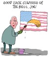 Cartoon: Good Luck Joe (small) by Karsten Schley tagged usa,elections,biden,trump,split,republicans,democrats,politics,social,issues