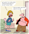 Cartoon: GRÖSSER!! (small) by Karsten Schley tagged männer,frauen,beziehungen,frauenfeindlichkeit,sexismus,brüste,gesellschaft,argumentation,physiognomie,metoo