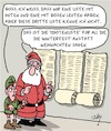 Cartoon: Gut und Böse und... (small) by Karsten Schley tagged weihnachten,weihnachtsmann,listen,elfen,gut,böse,winterfest,politik,gesellschaft,religion