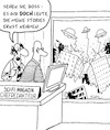 Cartoon: Gute Geschichten (small) by Karsten Schley tagged autoren,stories,kultur,bücher,leser,scifi,redakteure,verlage,verleger,aliens,unterhaltung,bildung,medien,gesellschaft