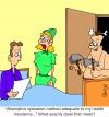 Cartoon: Health Insurance (small) by Karsten Schley tagged health,insurances