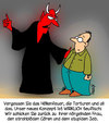 Cartoon: Hölle (small) by Karsten Schley tagged ehe,religion,tod,männer,frauen,beziehungen,hölle,christentum,eltern,kinder,arbeit,jobs
