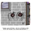 Cartoon: In DEINEM Alter...?! (small) by Karsten Schley tagged alter,frauen,tiere,spinnen,panik,angst,arachnophobie