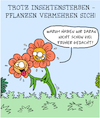 Cartoon: Insektensterben (small) by Karsten Schley tagged insektensterben,natur,pflanzen,umwelt,umweltzerstörung,klima,menschheit,gesellschaft