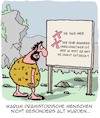 Cartoon: Lebenserwartung (small) by Karsten Schley tagged lebenserwartung,biologie,evolution,prähistorisches,menschheit,gesellschaft,umwelt,tiere