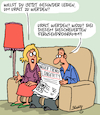 Cartoon: Longevity-Trend (small) by Karsten Schley tagged trends,mode,medien,longevity,gesundheit,lebenszeit,geld,reichtum,ernährung,sport,gesellschaft