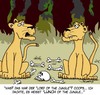 Cartoon: Mahlzeit (small) by Karsten Schley tagged natur,tiere,urwald,ernährung,literatur,gesundheit,essen