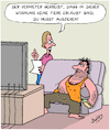 Cartoon: Mietvertrag (small) by Karsten Schley tagged vermieter,mietvertrag,mieter,tiere,beziehungen,ehe,benehmen,männer,frauen,wohnrecht,wirtschaft,immobilien,gesellschaft