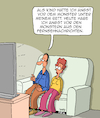 Cartoon: Monster (small) by Karsten Schley tagged kindheit,tv,nachrichten,weltlage,politik,wirtschaft,medien,gesellschaft