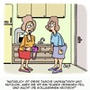 Cartoon: Neidisch!! (small) by Karsten Schley tagged frauen,mode,arbeit,eitelkeit,eifersucht,jobs