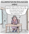 Cartoon: Ökologischer Umbau (small) by Karsten Schley tagged ökologie,umwelt,renten,einkommen,armut,ernährung,politik,steuern,gesellschaft