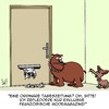 Cartoon: Ordinär!! (small) by Karsten Schley tagged medien,zeitungen,frankreich,mode,lebensart,stil,kultur,snobismus,arroganz,tiere,hunde