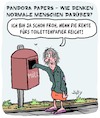 Cartoon: Pandora-Papiere (small) by Karsten Schley tagged pandora,rente,armut,altersarmut,medien,öffentlichkeit,wirtschaftskriminalität,steuern,steuerflucht,briefkastenfirmen,gesellschaft