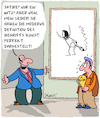 Cartoon: Perfekt!! (small) by Karsten Schley tagged kunst,banalität,primitivität,anspruch,bildung,gesellschaft,kitsch,business,kultur,medien,preise,karikaturen,cartoons