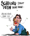 Putin und Schröder