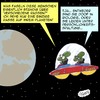 Cartoon: RASSENFRAGE (small) by Karsten Schley tagged biologie,wissenschaft,aliens,menschheit,politik,erde,gesundheit,bildung,verblödung