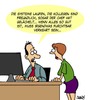 Cartoon: Richtig und falsch (small) by Karsten Schley tagged arbeit,arbeitgeber,arbeitnehmer,jobs,technik