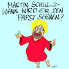 Cartoon: Segnung (small) by Karsten Schley tagged schulz,spd,messias,religion,politik,wahlkampf,papst,deutschland,segen,europa