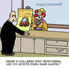 Cartoon: SENSATIONELL!!! (small) by Karsten Schley tagged clowns,jobs,circus,arbeit,akrobatik,kunst,künstler,kunststücke,sensationen,showbusiness,bestattungen,bestattungsunternehmer,tod