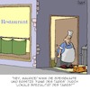 Cartoon: Spezialität (small) by Karsten Schley tagged gastronomie,kochen,köche,business,restaurants,ernährung,gesundheit,gesellschaft,tiere,katzen