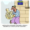 Cartoon: Stadtplan für Touristen (small) by Karsten Schley tagged reisen,urlaub,stadtpläne,tourismus,wirtschaft