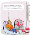 Cartoon: Stoppt den Rassismus! (small) by Karsten Schley tagged rassismus,politik,filme,unterhaltung,mythen,zombies,psychiater,ärzte,patienten,liebe