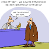 Cartoon: Streng geheim! (small) by Karsten Schley tagged frankreich,regierungen,geheimdienste,geheimagenten,bars,pubs,traditionen,essen,trinken