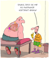 Cartoon: Tattoos (small) by Karsten Schley tagged tattoos,mode,profis,kunst,anfänger,business