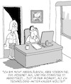 Cartoon: Technologie (small) by Karsten Schley tagged aktien,aktionäre,anleger,gewinn,technologie,computer,internet,börse,aberglaube,gesellschaft