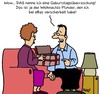 Cartoon: Überraschung (small) by Karsten Schley tagged weihnachten,geburtstag,geschenke,ebay,online,shopping,internet,liebe,beziehungen,ehe,männer,frauen