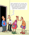 Cartoon: Umsatz im Keller (small) by Karsten Schley tagged wirtschaft,wirtschaftskrise,umsätze,umsatzeinbruch,pr,sales,vertrieb,kommunikation,konjunktur,management,meetings