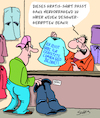 Cartoon: Umsonst (small) by Karsten Schley tagged mode,hosen,designer,kaputt,destroyed,ripped,marketing,verkäufer,business,wirtschaft,markenkleidung,markenopfer,werbung,dummheit,gesellschaft,geld