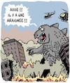 Cartoon: UN MONSTRE !!! (small) by Karsten Schley tagged godzilla,monstres,horreur,divertissement,medias,cinema,bd,societe